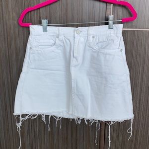 MAKE AN OFFER!! White jean skirt